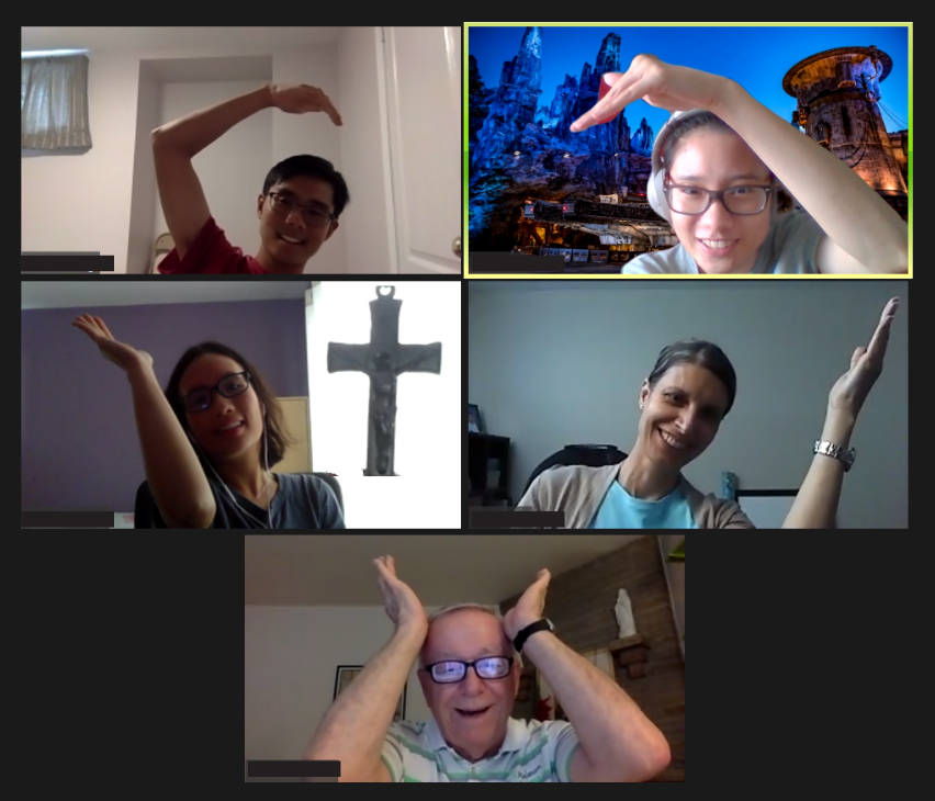 DIA participants smiling together on a video call